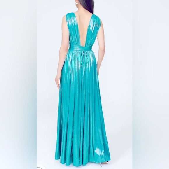 Bronx And Banco Romi Metallic Gown Size 4 - Picture 3 of 12